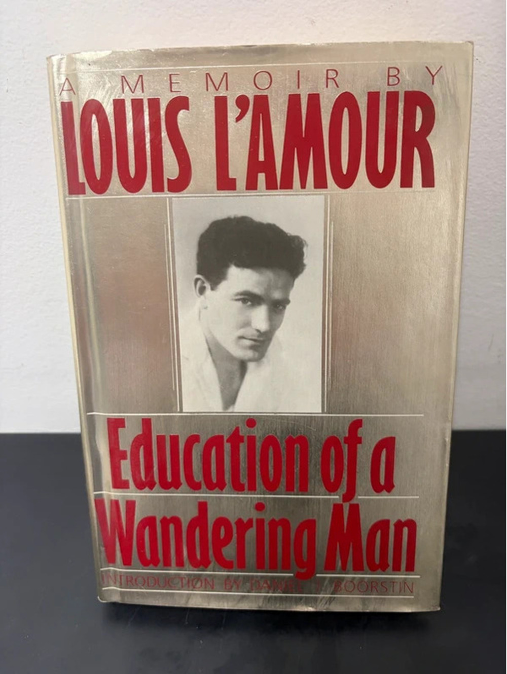 Vintage Education of a Wandering Man - A Memoir by Louis L’Amour Hardcover Book